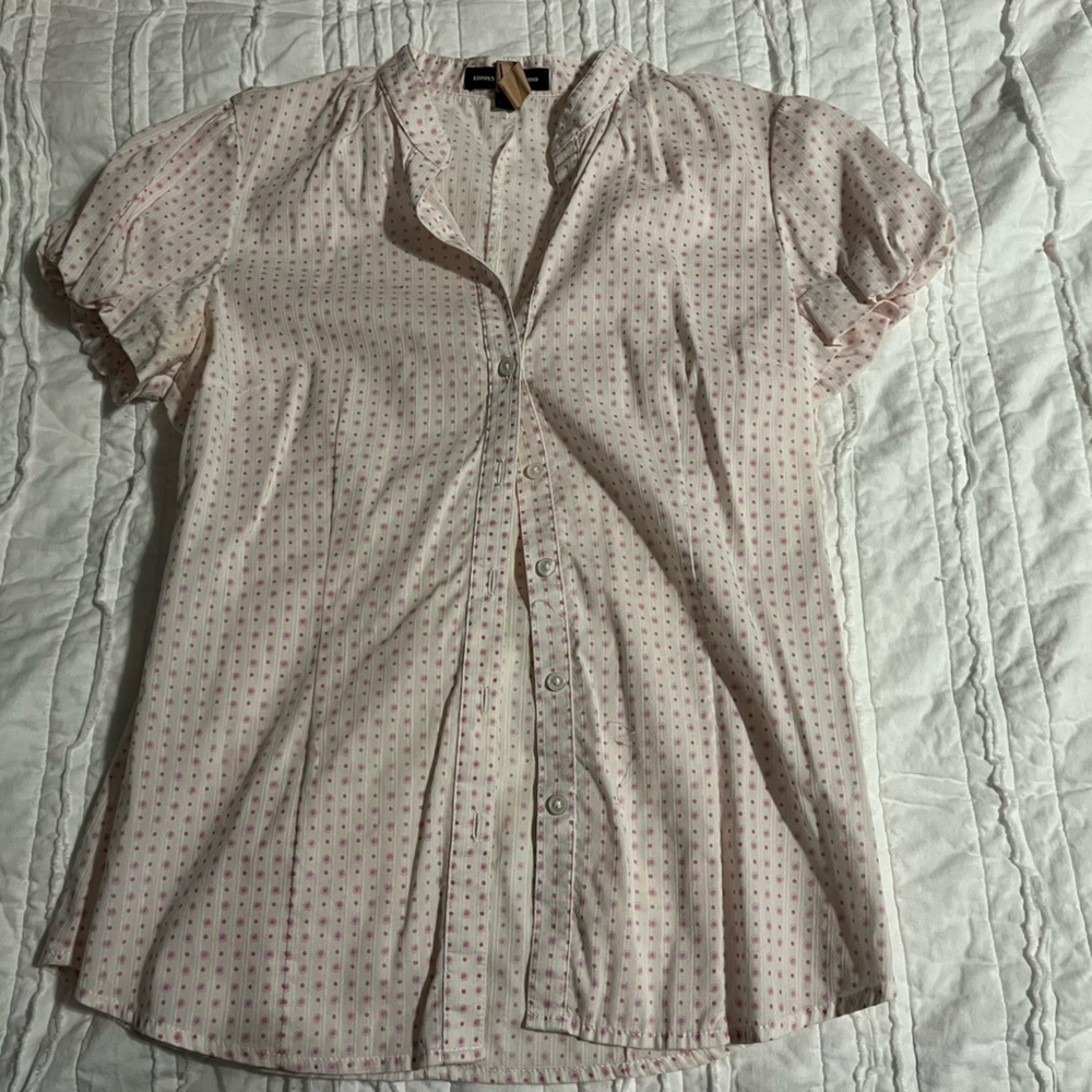 Express short sleeve blouse